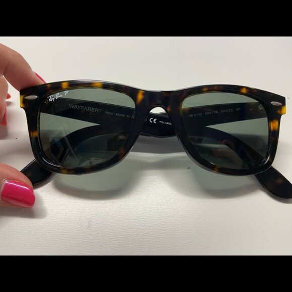 Rayban Polarized Aviators  sunglasses 2140 54mm - Picture 1 of 5